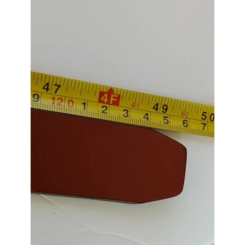 Genuine Leather Belt Men's 44 Brown Reversible